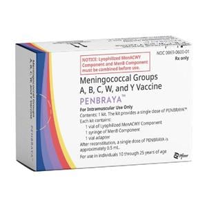 Penbraya Meningococcal ABCW & Y 10-25 Yrs Injectable 0.5mL Prefilled Syringe Ea