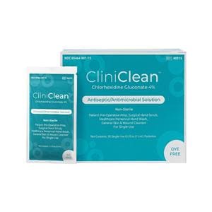 CliniClean Antiseptic 15 mL 50 / Pack Fragrance Free 50/Bx, 10 BX/CA