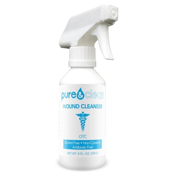 Pure & Clean Wound Cleanser Wnd Cr Topical Spray Alchl Fr 8oz Spray Bottle Ea