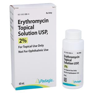 Erythromycin Topical Solution 2% Bottle 60mL 60mL/Bt