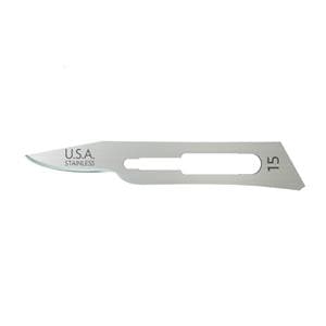 AccuThrive Stainless Steel Sterile Surgical Blade #15C Disposable 100/Bx