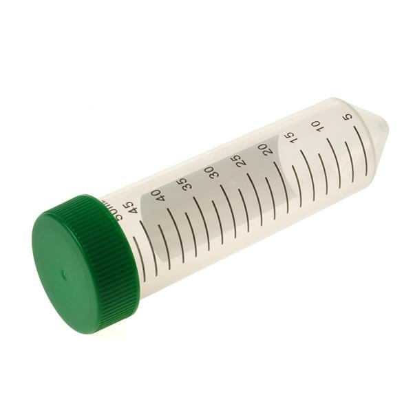 Centrifuge Tube Polypropylene/ High Density Polyethylene 50mL Sterile 500/Ca