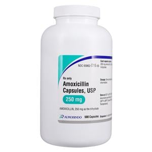 Amoxicillin Capsules 250mg Bottle 500/Bottle