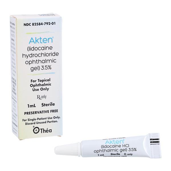 Akten Lidocaine Ophthalmic Gel Tube 1mL 1ml/Tb