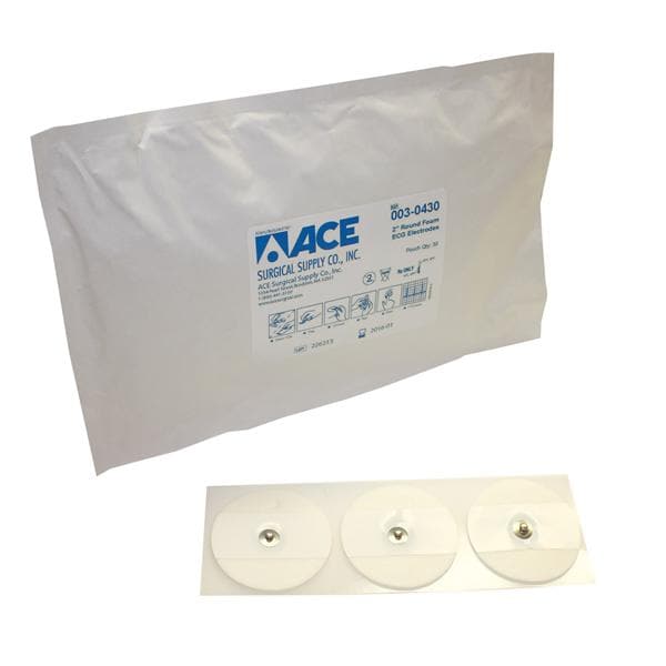 Foam Electrode Round Disposable 30/Bg