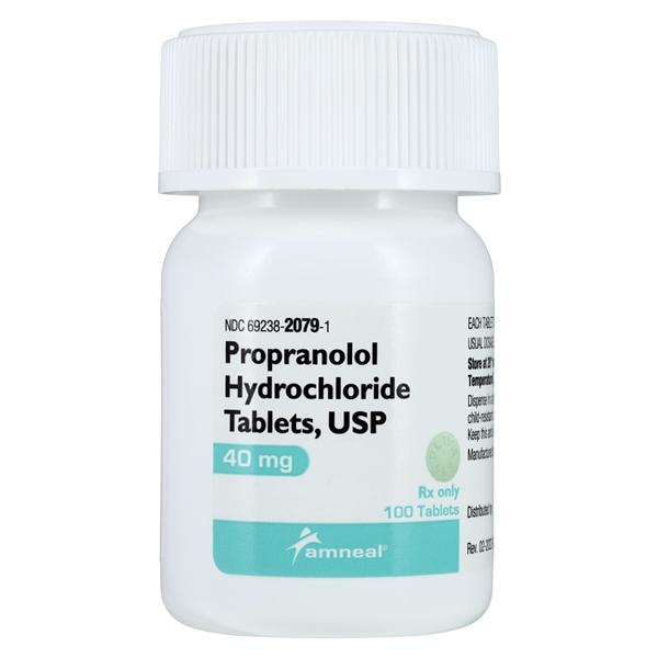 Propranolol HCl 40mg 100/Bt