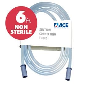 Suction Tubing 6 Feet Disposable 25/Ca