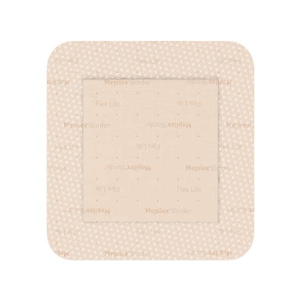 Mepilex Border Flex Lite Foam Wound Dressing 4x4" Square Tan, 10 BX/CA