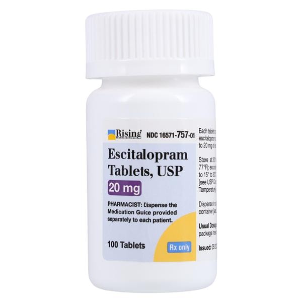 Escitalopram Oxalate Tablets 20mg Bottle 100/Bt