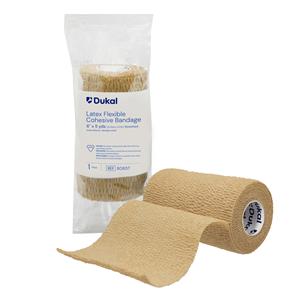 Cohesive Bandage Elastic/Non-Woven 6"x5yd Tan Non-Sterile 12Rl/Bx