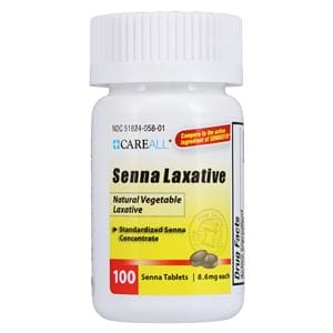 Natural Senna Tablets 8.6mg Bottle 100/Bt