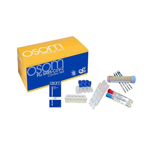 OSOM Sars-CoV-2-Flu A/B Test Kit CLIA Waived 25/Bx