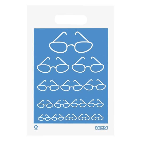 Eye Care Supply Bag Eyeglass Chart White Plastic Disposable 9x13" 100/Pk