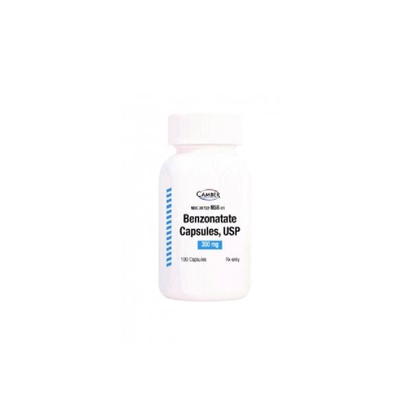 Benzonatate Capsules 200mg Bottle 100/Bt