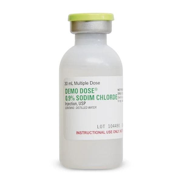 Demo Dose Instructional Use Only Simulated Diluent Training Ea