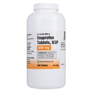 Ibuprofen Tablets 600mg Bottle 500/Bottle Each