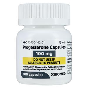 Progesterone Capsules 100mg Bottle 100/Bottle 100/Bt