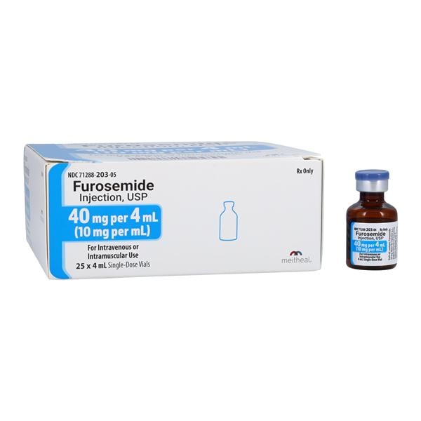 Furosemide Injection 10mg/mL SDV 4mL 25/Package