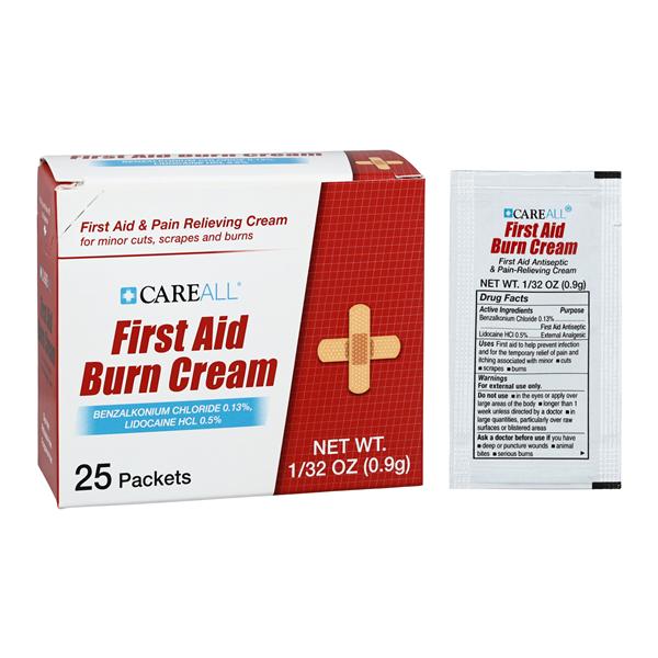 First Aid Cream 0.9gm Foil Pack 25/Pk, 36 PK/CA