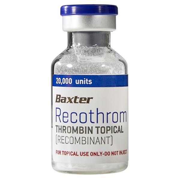 Recothrom Thrombin Topical Topical Solution 20,000IU Recombinant Vial 1/Bx