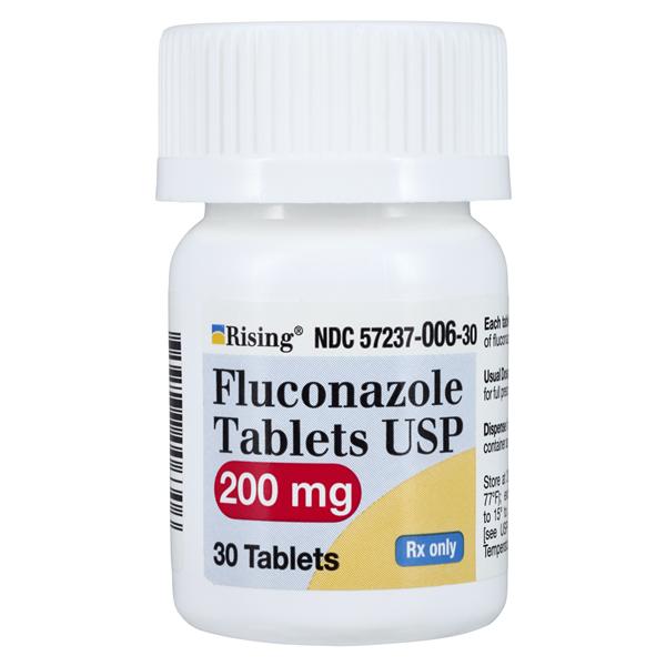 Fluconazole Tablets 200mg Bottle 30/Bottle Each