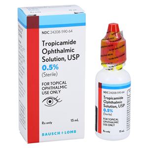 Tropicamide Ophthalmic Solution 0.5% Bottle 15mL 15mL/Bt