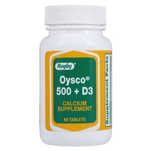 Oyster Shell Calcium+D Tablets 500mg/200IU 60/Bt