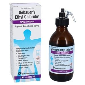 Ethyl Chloride Topical Spray Bottle 3.9oz 4/Bx