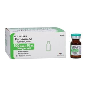 Furosemide Injection 10mg/mL SDV 10mL 25/Package