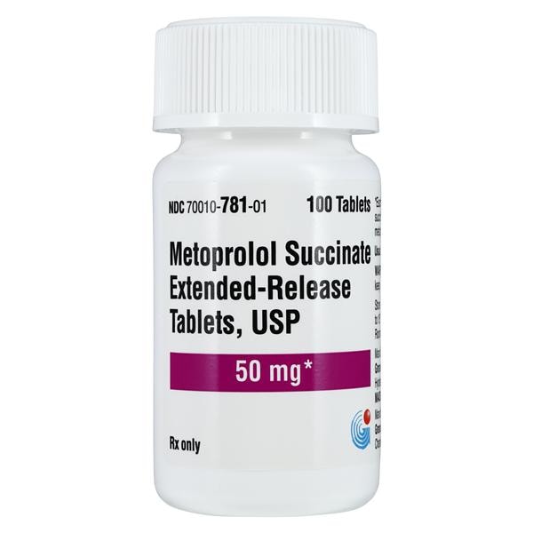 Metoprolol Succinate ER 50mg Extended Release Each