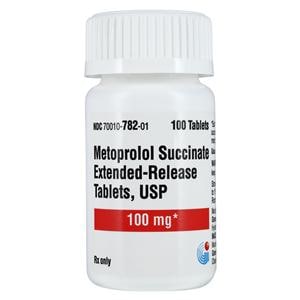 Metoprolol Succinate ER 100mg Each