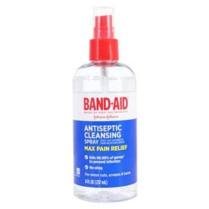 Band-Aid Max Pain Relief Antiseptic/Cleanser Spray 8oz Bottle Ea