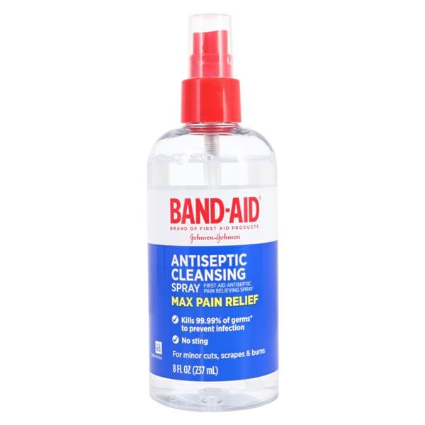 Band-Aid Max Pain Relief Antiseptic/Cleanser Spray 8oz Bottle Ea