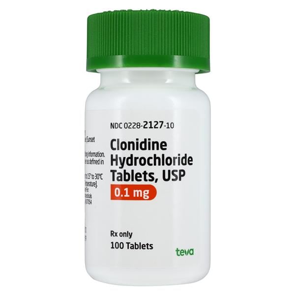 Clonidine HCl 0.1mg Each