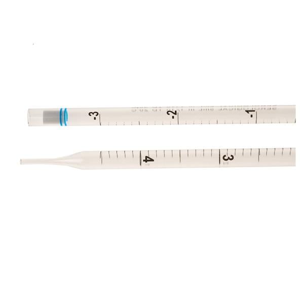 Serological Pipet Polystyrene 5mL Clear Blue Sterile 200/Ca