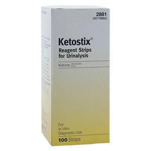 Ketostix Xylene Urinalysis Test Strip 100/Bt, 12 BT/CA