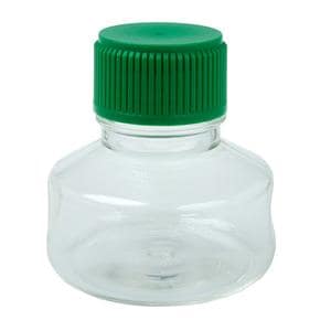 Solution Bottle Polystyrene/ HDPE Clear/Green 150mL 24/Ca