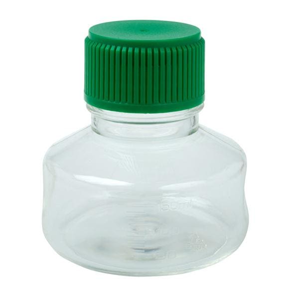 Solution Bottle Polystyrene/ HDPE Clear/Green 150mL 24/Ca