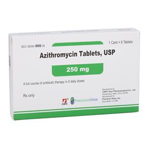 Azithromycin Tablets 250mg Pack Each