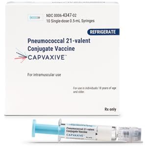 CAPVAXIVE Pneumococcal Injectable 0.5mL PFS 10/PK