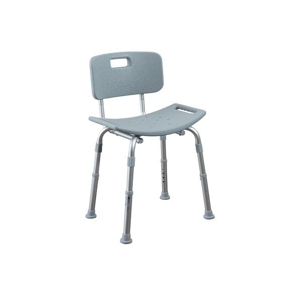 MedaCure Shower Chair 300lb Capacity Aluminum Frame