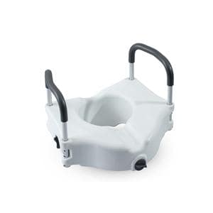 MedaCure Raised Toilet Seat 350lb Capacity Locking