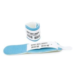 Identification Band Foam Blue Infant 12/Bx