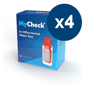 MyCheck 72-Hour In Office Annual Water Test Paddle 4 Cartons / 4 Pack 16/Pk