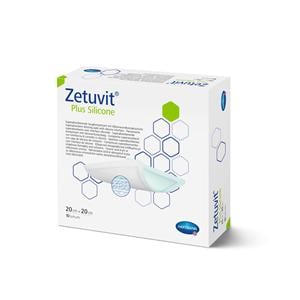 Zetuvit Plus Clls/Plmr Non-Border Dressing 8x8 Strl Sqr Slcn Adh Spr Abs