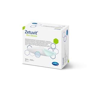 Zetuvit Plus Clls/Plmr Non-Border Dressing 5x5 Strl Sqr Slcn Adh Spr Abs