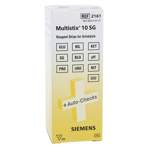 Multistix 10SG Urinalysis Test Strip 100/Bt, 24 BT/CA