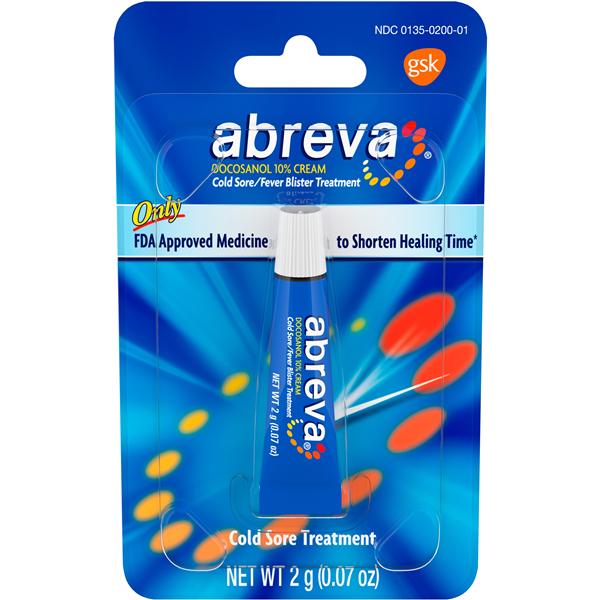 Abreva Topical Topical Cream 10% 2GM/Ea, 24 EA/CA