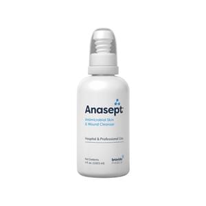 Anasept Wound Cleanser 4oz NaOCI/NaCI/H2O Non-Sterile Clr Btl/Antmcrbl 12/Ca