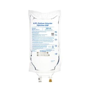 IV Solution Solution 0.9% Sodium Chloride 500mL Bag Ea